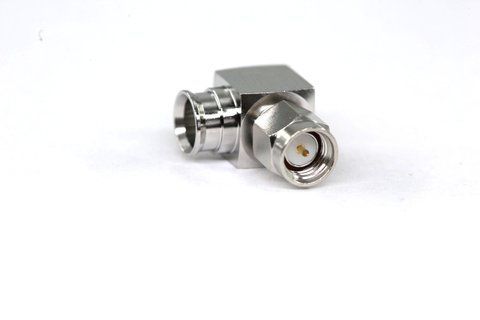 Роз'єм ВЧ SMA-male кутовий (RG-401, Kingsignal 670-250 SXE, 250 SEMIFLEX), пайка/пайка 3.01.403
