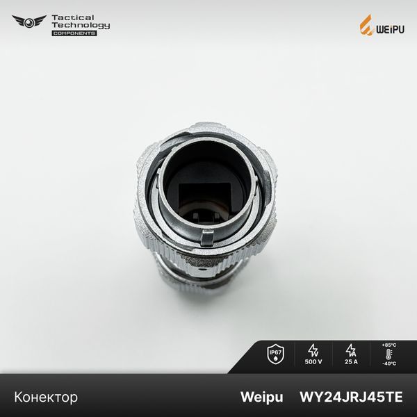 Конектор Weipu WY24JRJ45TE Мама IP67 WY24JRJ45TE фото