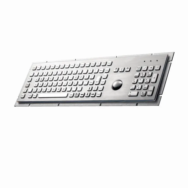 Промислова металева клавіатура Davo D-8605 USB з трекболом, IP65