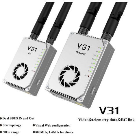 Приймач відеосигналу CHINOWING V31 телеметрія V31D80