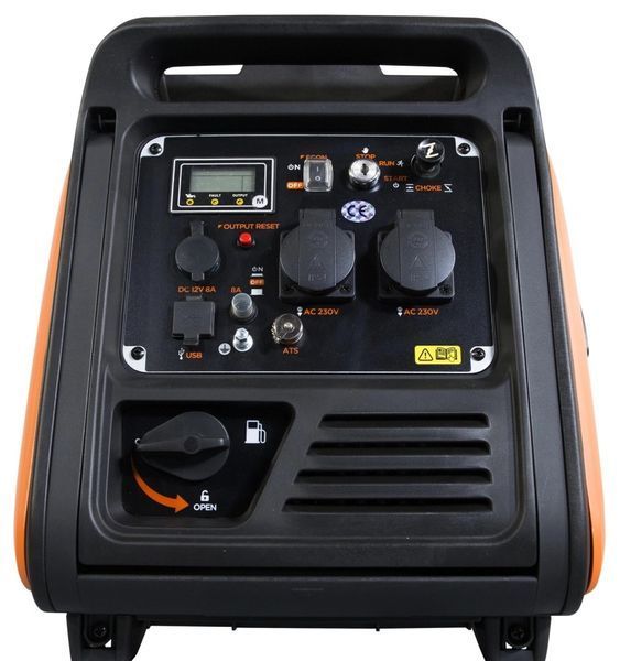 Інверторний бензиновий генератор Black+Decker BXGNi4000E (3.9 кВт) з електростартером та ATS