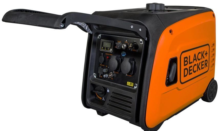 Інверторний бензиновий генератор Black+Decker BXGNi4000E (3.9 кВт) з електростартером та ATS