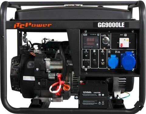 Бензиновий генератор ITC Power GG9000LE ( 6.6 кВт ) з електростартом