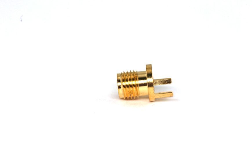 Роз'єм ВЧ SMA-female торцевий для PCB 1.73 мм, 3.01.166