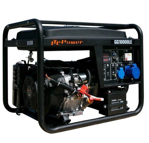 Трифазний бензиновий генератор ITC Power GG10000LE (7.5/8.0 кВт), 400В, Електростарт, AVR