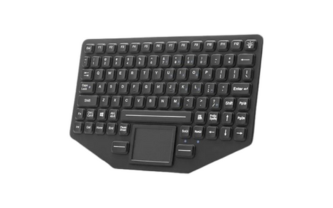Промислова силіконова клавіатура Davo D-6209 USB з тачпадом (IP68)