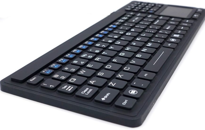Промислова силіконова клавіатура Davo D-IKB107 USB з тачпадом, IP68 (Герметична)