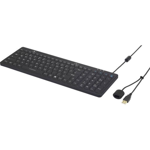 Компактна промислова силіконова клавіатура Davo D-IKB106 USB, IP68