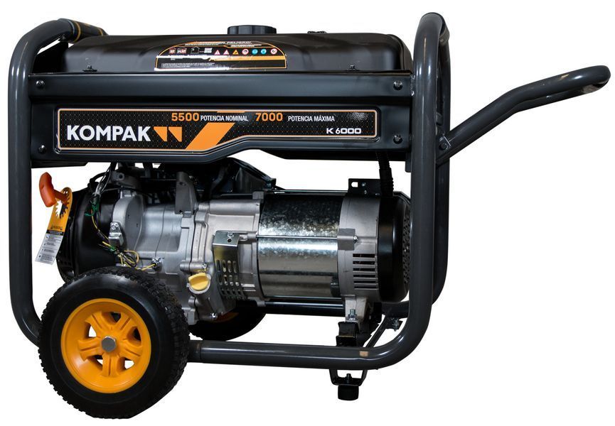 Бензиновий генератор Kompak K6000 (5.5/6.5 кВт) 230В, AVR