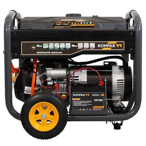 Двопаливний генератор Kompak K10000TET-DF Full Power (10 кВА/8 кВт) Газ/Бензин, 230/400V, Електростарт, AVR