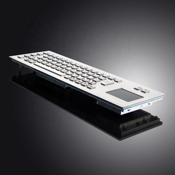 Промислова вбудована металева клавіатура Davo D-8608 USB з тачпадом, IP65
