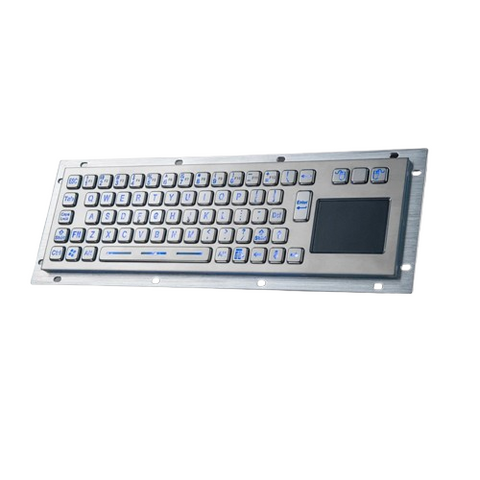 Промислова компактна клавіатура Davo D-8635T-BG USB з тачпадом, IP65