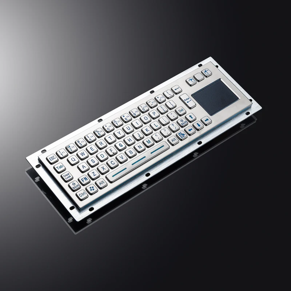 Промислова компактна клавіатура Davo D-8635T-BG USB з тачпадом, IP65