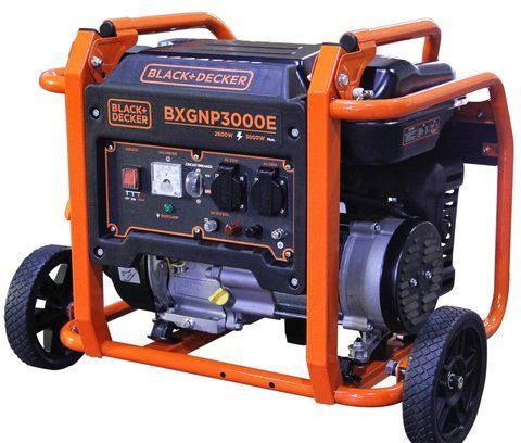 Бензиновий генератор Black+Decker BXGNP3000E (3 кВт) , AVR