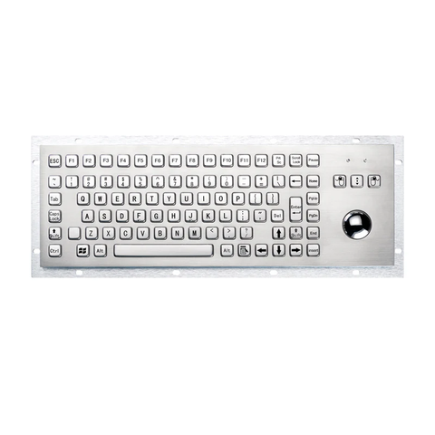 Промислова металева клавіатура Davo D-8606G USB з трекболом, IP65&nbsp;