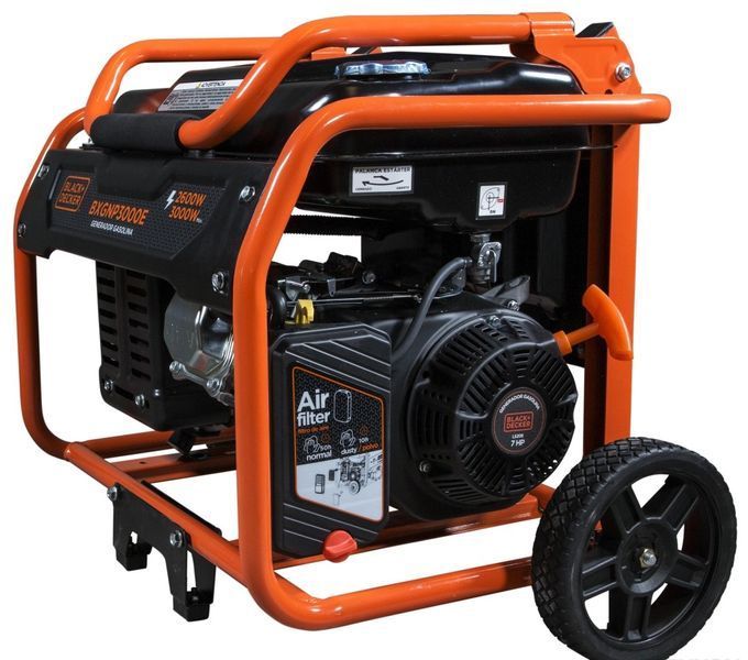 Бензиновий генератор Black+Decker BXGNP3000E (3 кВт) , AVR
