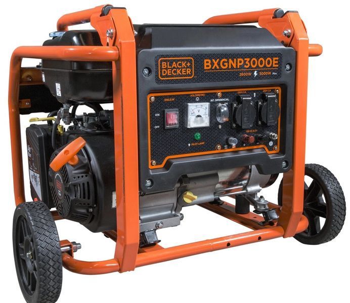 Бензиновий генератор Black+Decker BXGNP3000E (3 кВт) , AVR