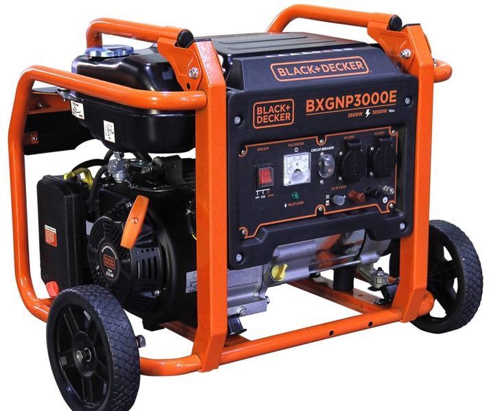 Бензиновий генератор Black+Decker BXGNP3000E (3 кВт) , AVR