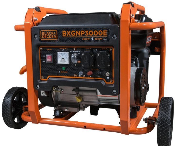 Бензиновий генератор Black+Decker BXGNP3000E (3 кВт) , AVR