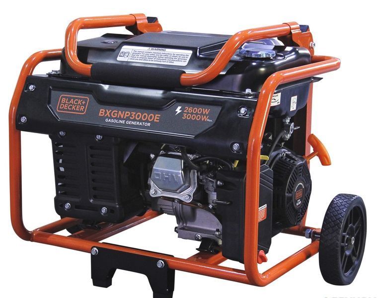Бензиновий генератор Black+Decker BXGNP3000E (3 кВт) , AVR