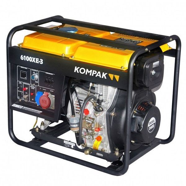 Трифазний дизельний генератор Kompak 6100XE-3 (5.2 кВт), AVR