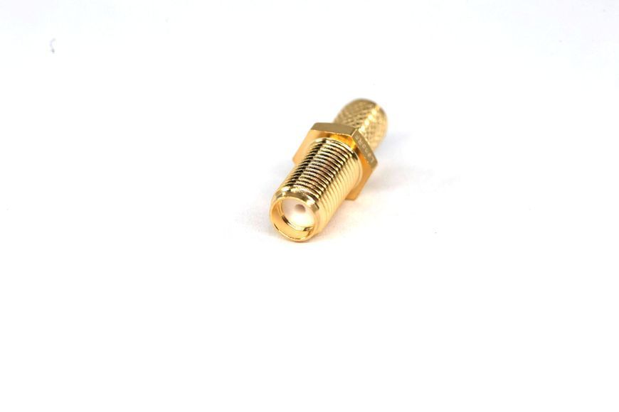Роз'єм ВЧ SMA-female bulkhead для кабелю LMR-240, SLL-240, KSR240, H155 обтискний 3.01.412
