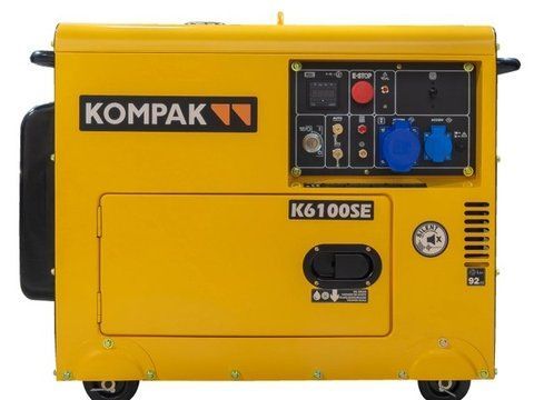 Безшумний дизельний генератор Kompak 6100SE (5.5 кВт), AVR