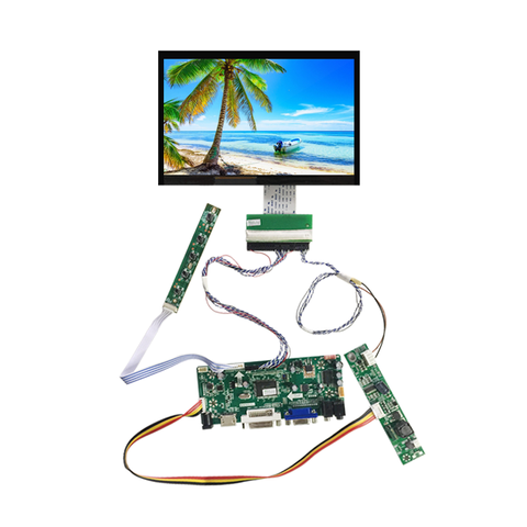 Промисловий IPS дисплей Wisecoco 7" 1280x768 LVDS, висока яскравість (Sunlight Readable)