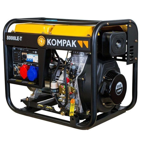 Трифазний дизельний генератор Kompak 8000LET (6.5 кВт), Full Power