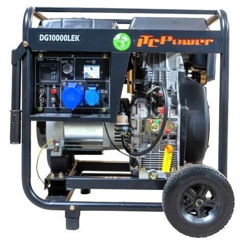 Дизельний генератор ITC Power DG10000LEK (8.5 кВт)