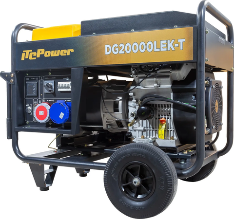 Дизельний генератор ITC Power DG20000LEK-T ( 16 кВт), V-Twin двигун, Full Power, ATS Ready