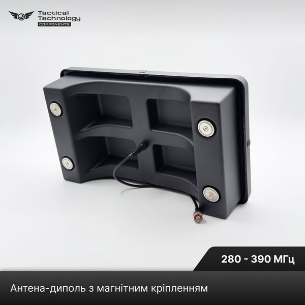 Антена для РЕБ, дипольна, магнітна, N Male, 280&ndash;390 МГц