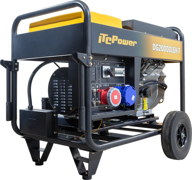 Дизельний генератор ITC Power DG20000LEK-T ( 16 кВт), V-Twin двигун, Full Power, ATS Ready
