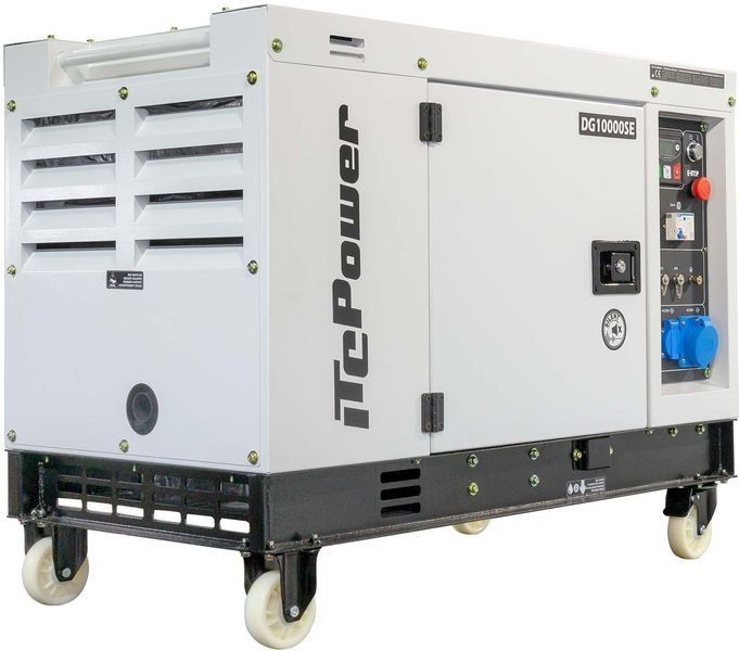 Безшумний дизельний генератор ITC Power DG10000SE (8.5 кВт), Silent клас з електростартом, AVR&nbsp;