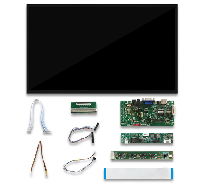 Промисловий сенсорний монітор Wisecoco 15.6" IPS FHD (1920x1080), 1200 nits, High Brightness, Wide Temperature