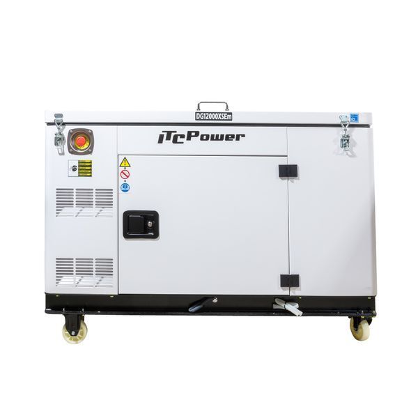 Дизельний генератор ITC Power DG12000XSEm (10 кВт) V-Twin Silent з водяним охолодженням та AVR