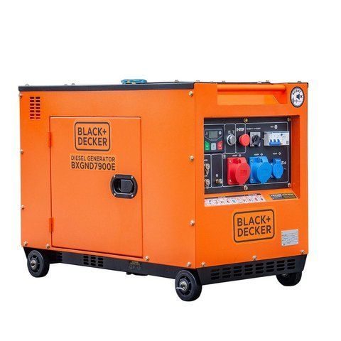 Трифазний безшумний дизельний генератор Black+Decker BXGND7900E (8.2 кВА) , Silent 400В з AVR
