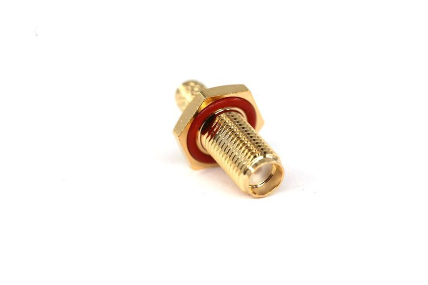 Роз'єм ВЧ SMA-female bulkhead (RG58, RG223, RG142, RG400, KSR195, LMR195), обтиск/обтиск 3.01.393